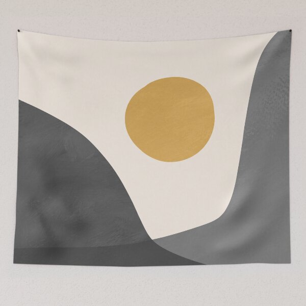 Item preview, minimal mountain art designed and sold by StudioArtNew.