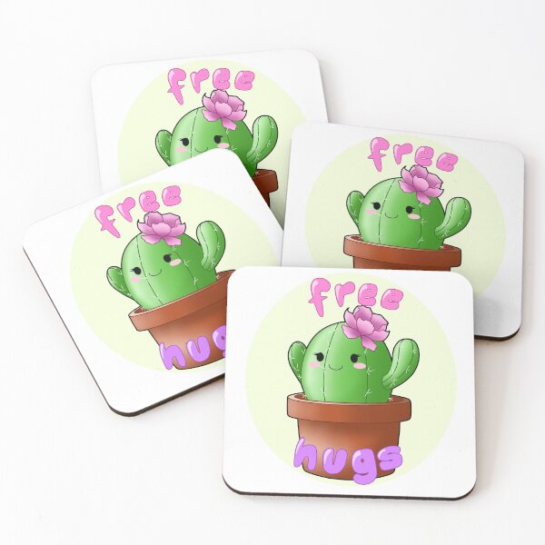 Item preview, A cute cactus offering free hugs designed and sold by MiliMarron.