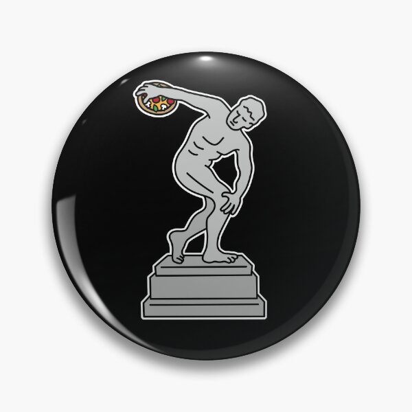 Item preview, Discus throw Pentathlon ancient pizza delivery designed and sold by LaundryFactory.