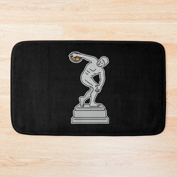 Item preview, Discus throw Pentathlon ancient pizza delivery designed and sold by LaundryFactory.