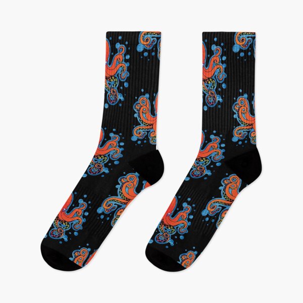 Item preview, Painted Octopus, Orange designed and sold by DesignsByDarrin.
