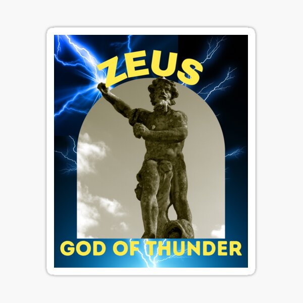 Vista previa del artículo con la obra «ZEUS Dios del cielo y del trueno, rey de los dioses,», diseñado y vendido por Cheffsspecials.