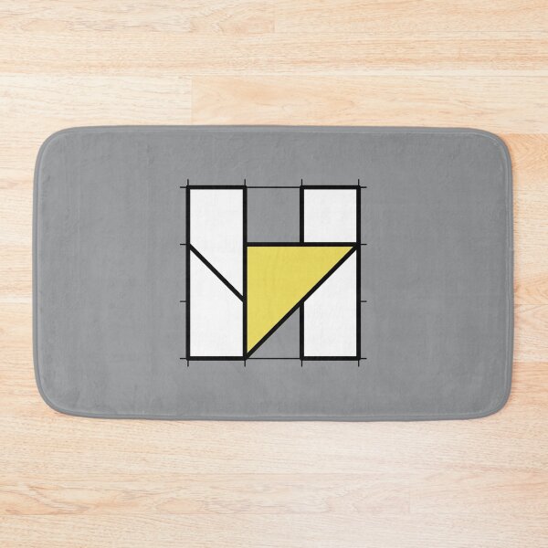 Item preview, H // Perfectionist Alphabet (Pantone Ultimate Gray + Illuminating) designed and sold by fumauk.