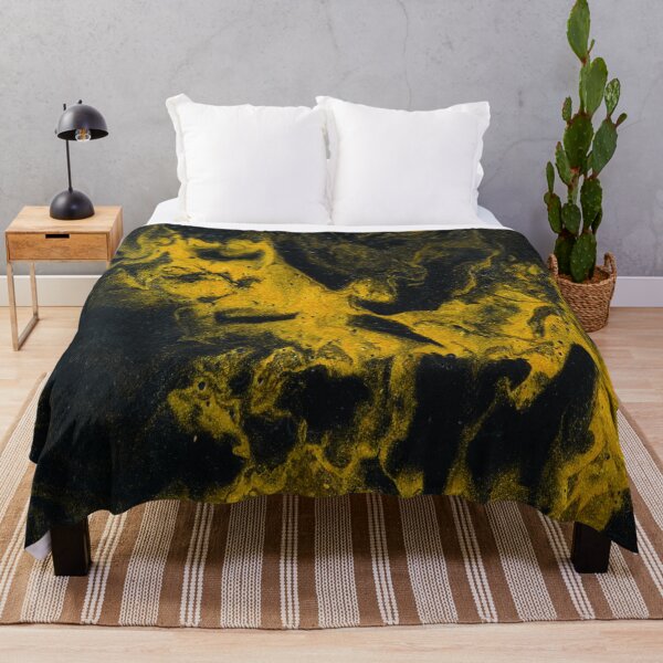 Item preview, Yellow Black Marble Art. designed and sold by BEyourself be.