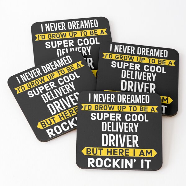 Item preview, Super Cool Delivery Driver designed and sold by AwesomeWorld1.