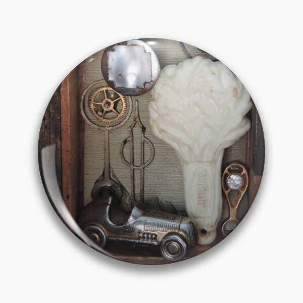 Item preview, Vintage Motor Car design in a steampunk countryside setting designed and sold by SharonCoxArt65.