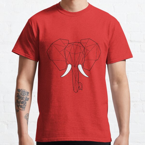 Wired Faceted Elephant Classic T-Shirt