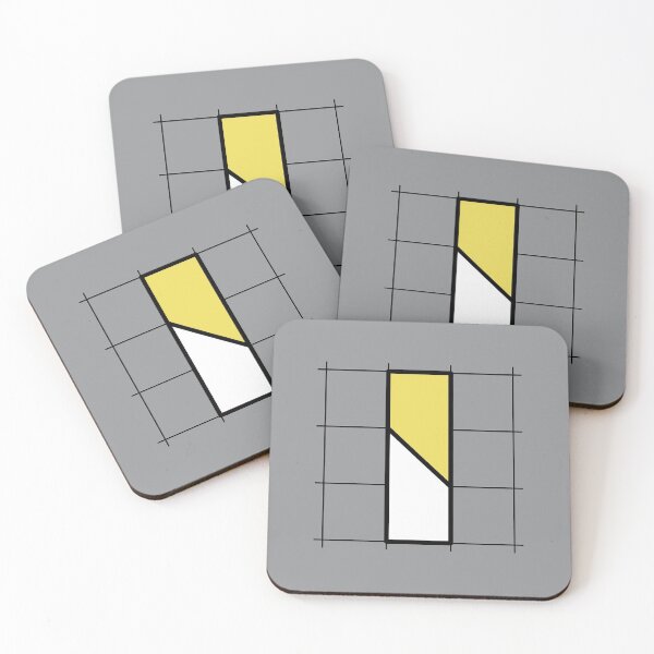 Item preview, I // Perfectionist Alphabet (Pantone Ultimate Gray + Illuminating) designed and sold by fumauk.