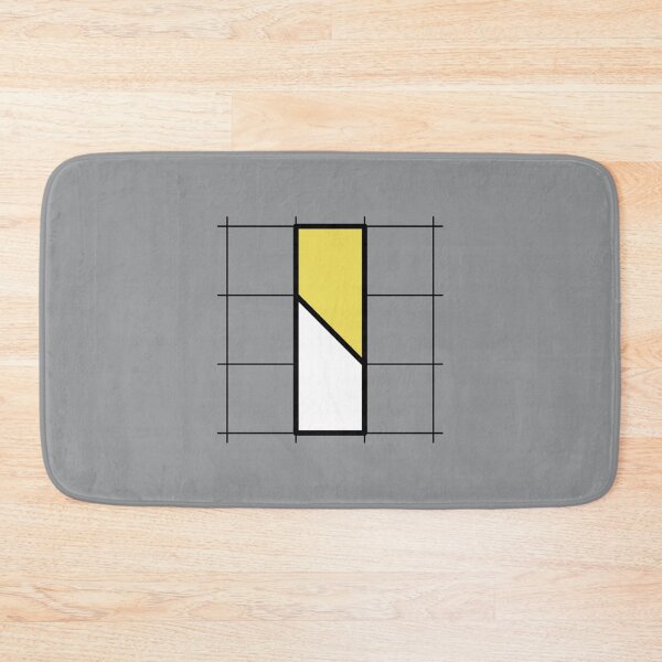 Item preview, I // Perfectionist Alphabet (Pantone Ultimate Gray + Illuminating) designed and sold by fumauk.