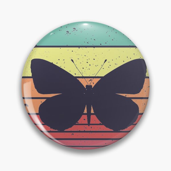 Item preview, Pieris Rapae Butterfly Vintage Sunset Retro designed and sold by faudeltn.
