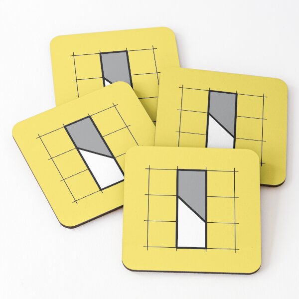 Item preview, I // Perfectionist Alphabet (Pantone Illuminating + Ultimate Gray) designed and sold by fumauk.