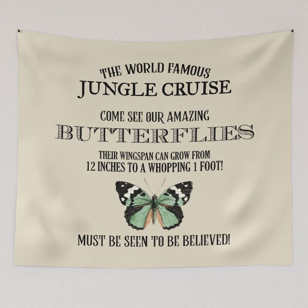 Item preview, Jungle Cruise Green Butterfly designed and sold by indiafinley.