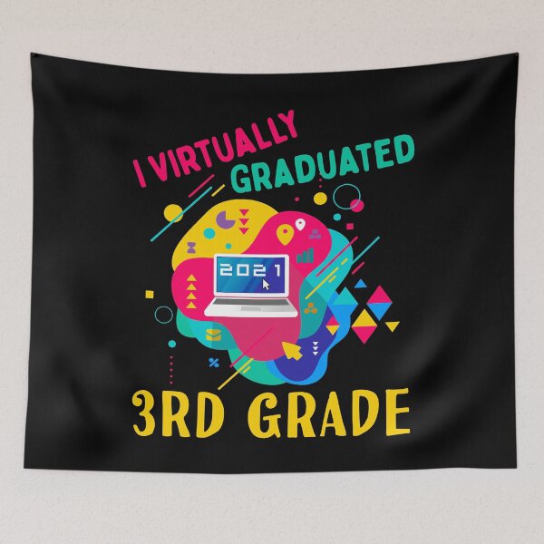 Item preview, I Virtually Graduated 3RD GRADE IN 2021 designed and sold by MagicBoutique.