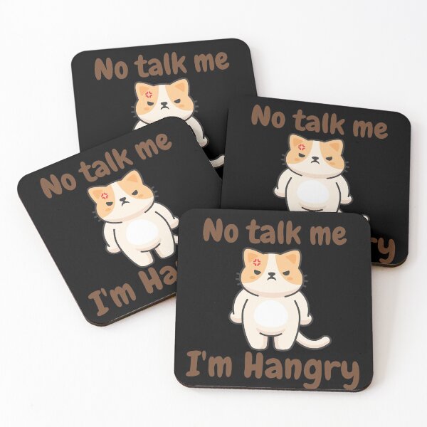 Item preview, No talk me, I'm hangry | No talk me, I'm angy designed and sold by KeleCo.