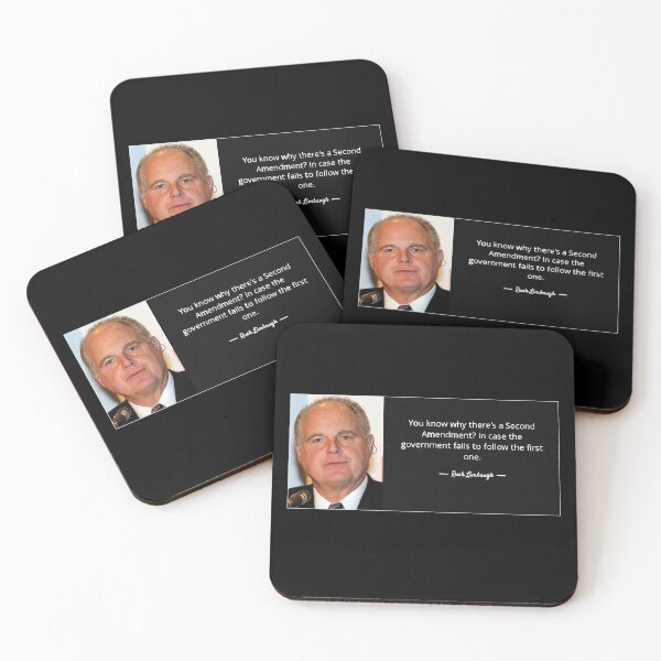 Item preview, Rush Limbaugh 2nd amendment quote designed and sold by Alex3214.