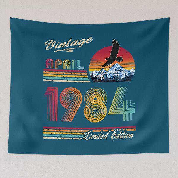 Item preview, Vintage April 1984 Birthday designed and sold by GreenSplash.