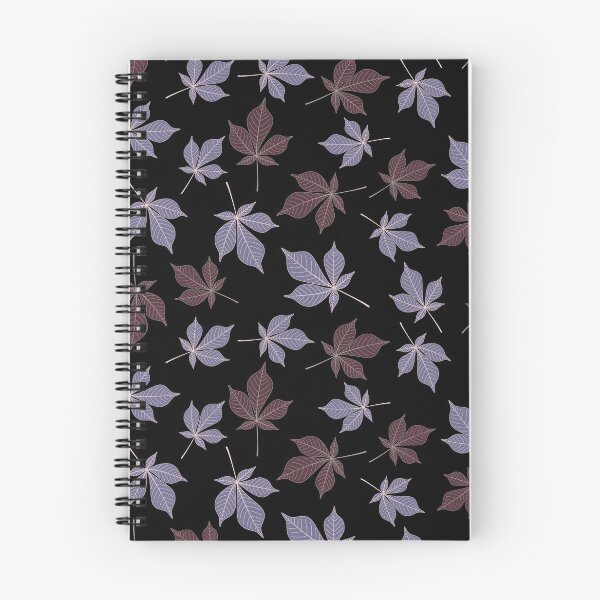 Item preview, Violet and pink chestnut leaves pattern designed and sold by NeteDesign.