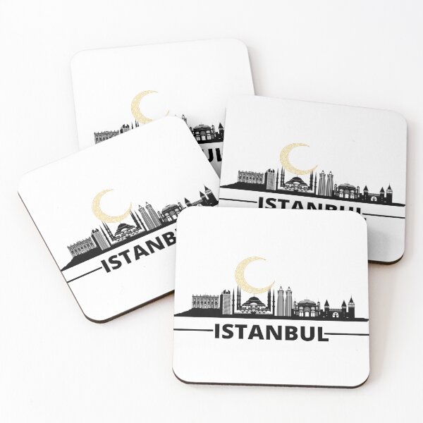 Item preview, Istanbul skyline Turkey motif designed and sold by Bearded-Viking.