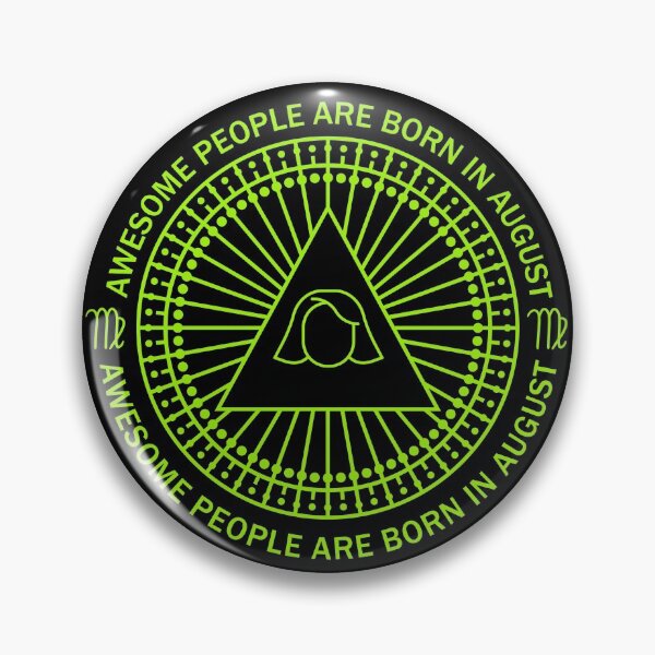 Item preview, August Birthday Awesome People Are Born In August Virgo Peridot designed and sold by KrisSidDesigns.