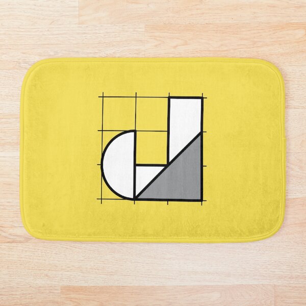 Item preview, J // Perfectionist Alphabet (Pantone Illuminating + Ultimate Gray) designed and sold by fumauk.