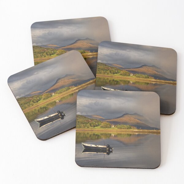 Item preview, Beinn Sgritheall and Isle Ornsay Lighthouse Isle of Skye Scotland. designed and sold by PhotosEcosse.