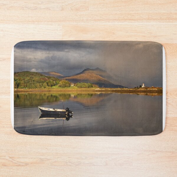 Item preview, Beinn Sgritheall and Isle Ornsay Lighthouse Isle of Skye Scotland. designed and sold by PhotosEcosse.