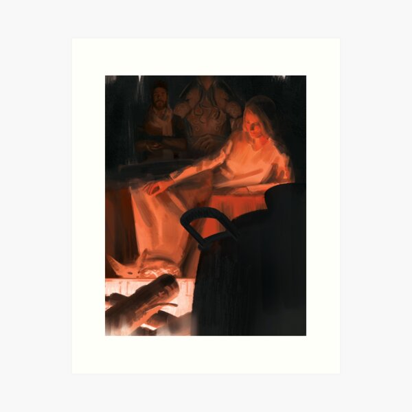 Lunars: Fangs at the Gate - hearth Art Print