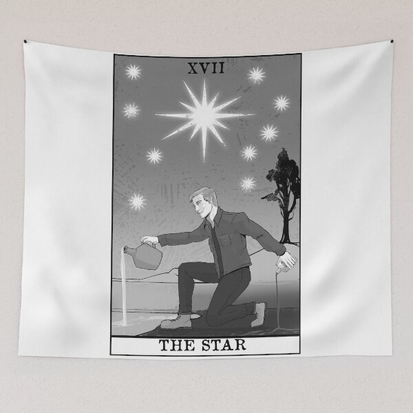 Item preview, The Star Tarot Card designed and sold by AnSchiArtRB.