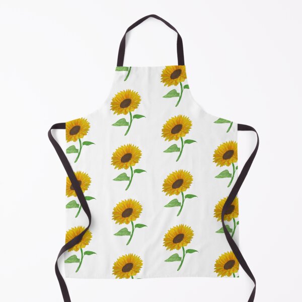 Item preview, Watercolor sunflower pattern design designed and sold by muffinstandd.