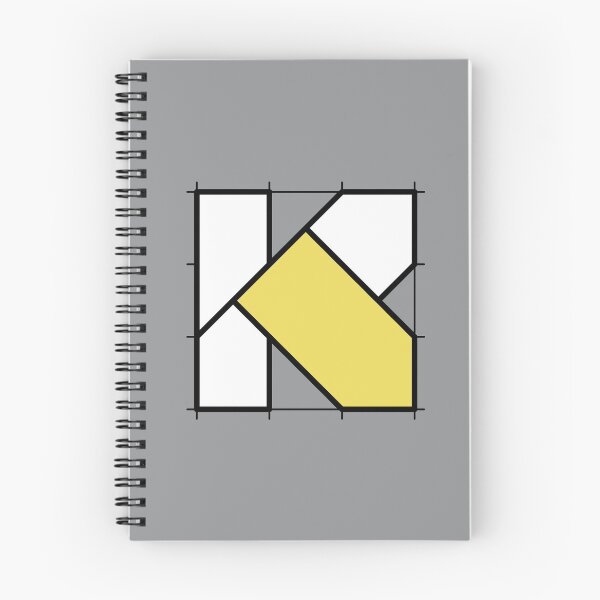 Item preview, K // Perfectionist Alphabet (Pantone Ultimate Gray + Illuminating) designed and sold by fumauk.