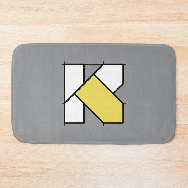 Item preview, K // Perfectionist Alphabet (Pantone Ultimate Gray + Illuminating) designed and sold by fumauk.