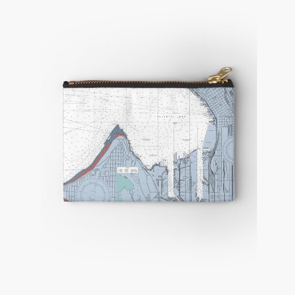 Item preview, Seattle Harbor Map designed and sold by parmarmedia.