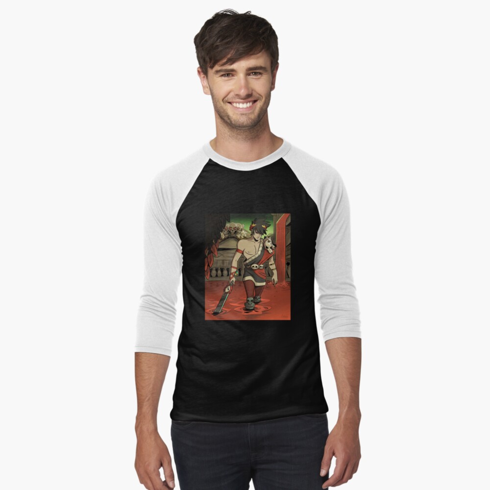 Aperçu de l'œuvre T-shirt baseball manches ¾ créée et vendue par Libou.