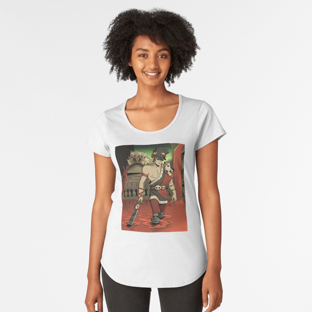 Aperçu de l'œuvre T-shirt premium échancré créée et vendue par Libou.