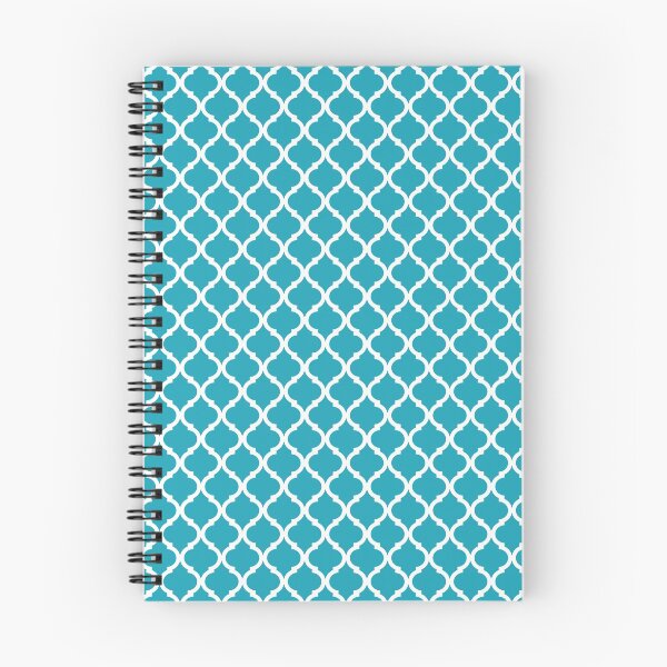 Item preview, Turquoise background white art deco pattern designed and sold by Brontorino.