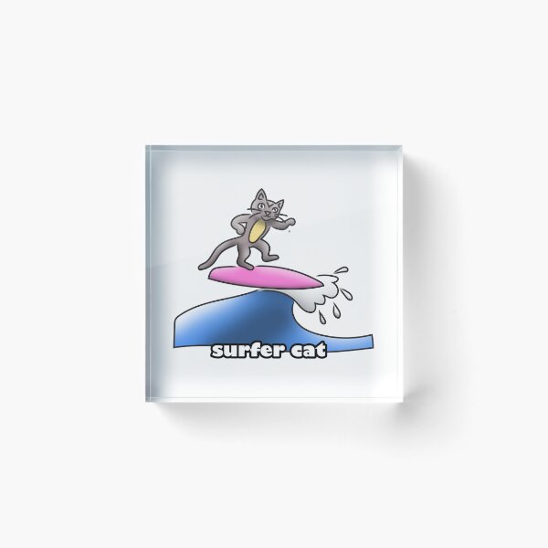 Item preview, Surfer cat designed and sold by Xdelacra.
