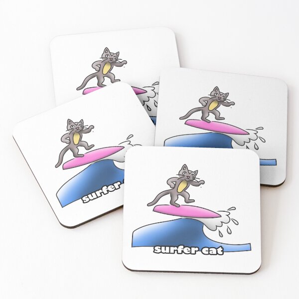 Item preview, Surfer cat designed and sold by Xdelacra.