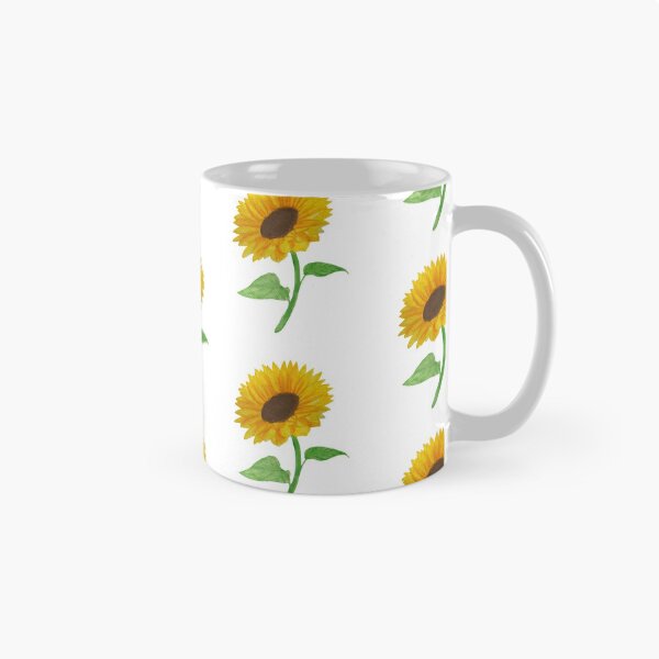 Item preview, Watercolor sunflower pattern design designed and sold by muffinstandd.