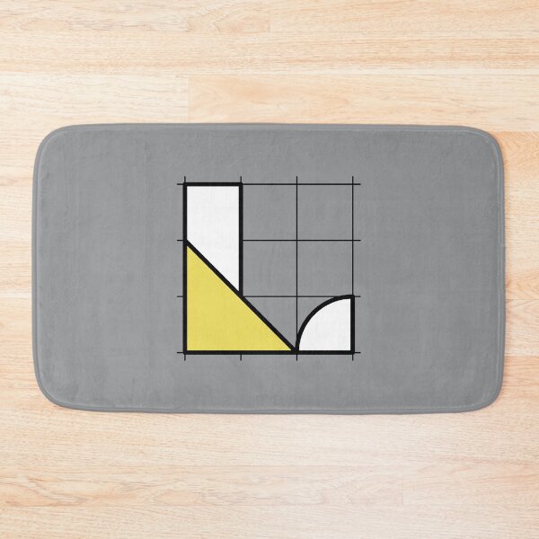 Item preview, L // Perfectionist Alphabet (Pantone Ultimate Gray + Illuminating) designed and sold by fumauk.