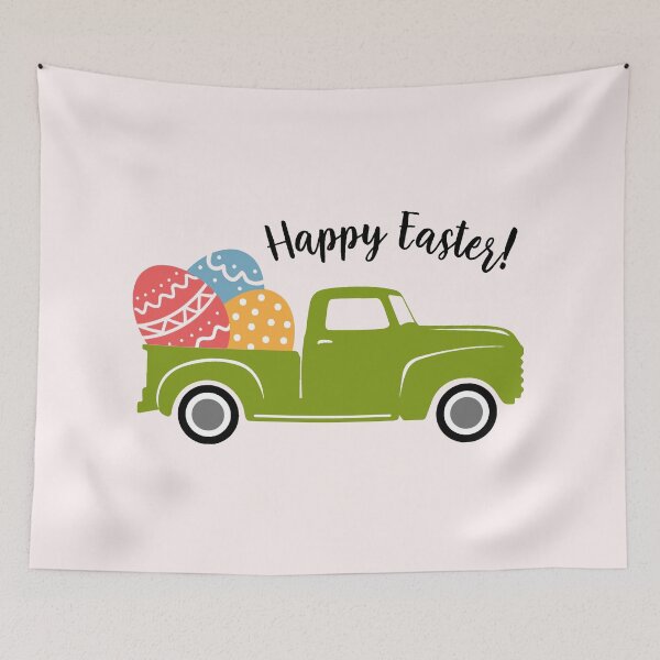 Item preview, Happy Easter Egg Hunt Truck Resurrection Sunday designed and sold by Gordon Nelson.