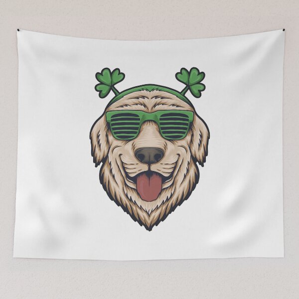 Item preview, Dog head eyeglasses for st. patrick's day designed and sold by king's Outfit.