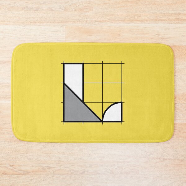 Item preview, L // Perfectionist Alphabet (Pantone Illuminating + Ultimate Gray) designed and sold by fumauk.