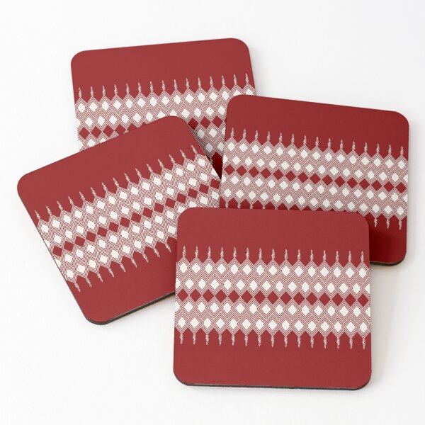 Item preview, Geometric patterns on the reddish background designed and sold by Chamaiporn Pangtorn.