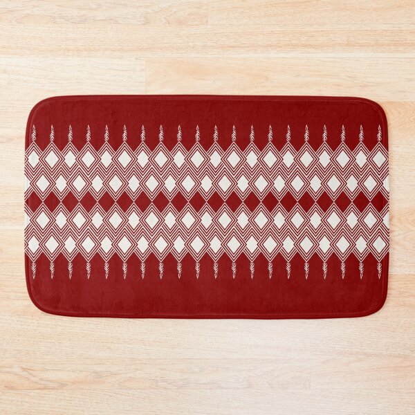 Item preview, Geometric patterns on the reddish background designed and sold by Chamaiporn Pangtorn.