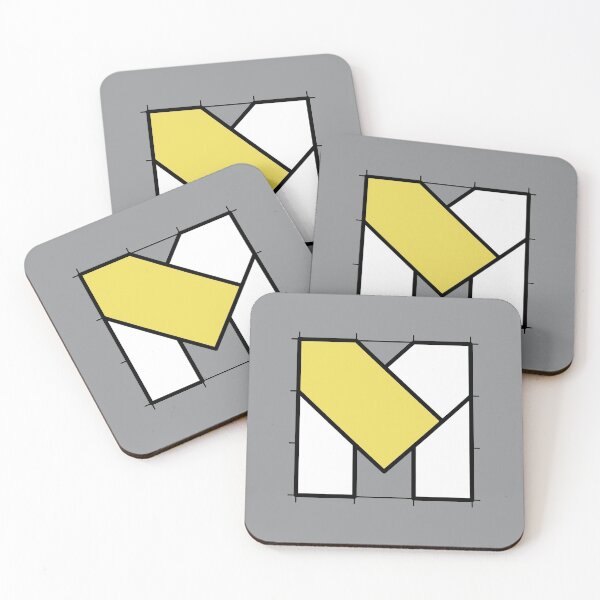Item preview, M // Perfectionist Alphabet (Pantone Ultimate Gray + Illuminating) designed and sold by fumauk.