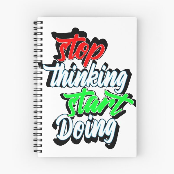 Item preview, stop thinking start doing designed and sold by UrahGo.