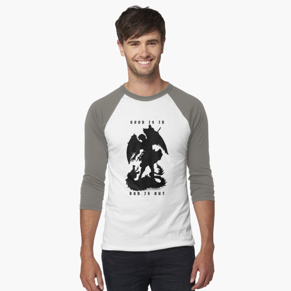 Item preview, Baseball ¾ Sleeve T-Shirt designed and sold by ethosessential.