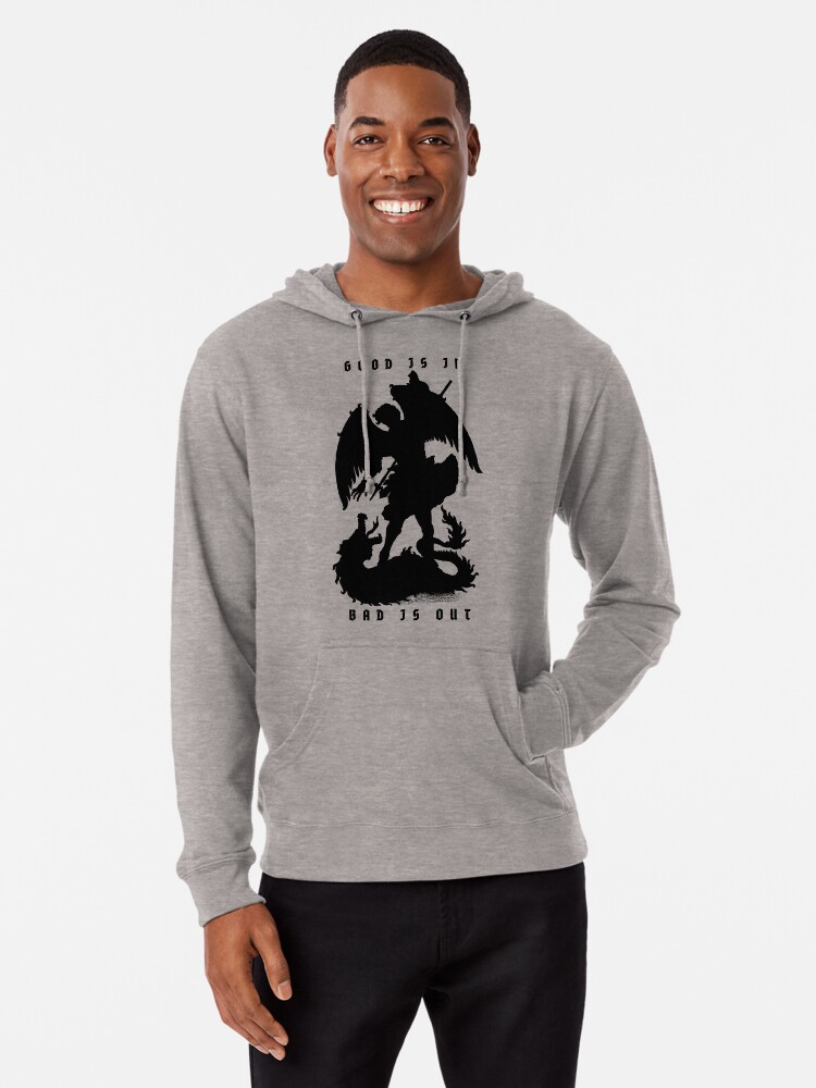 Thumbnail 1 of 5, Lightweight Hoodie, GOOD IS IN, BAD IS OUT designed and sold by ethosessential.