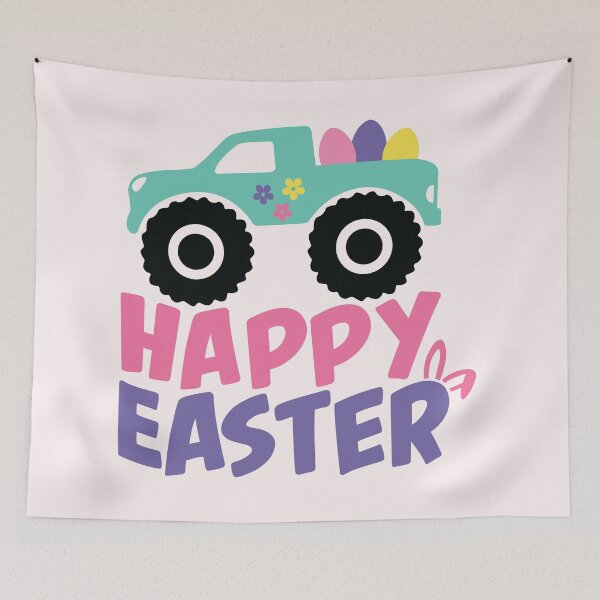 Item preview, Happy Easter Egg Hunt Truck Resurrection Sunday designed and sold by Gordon Nelson.