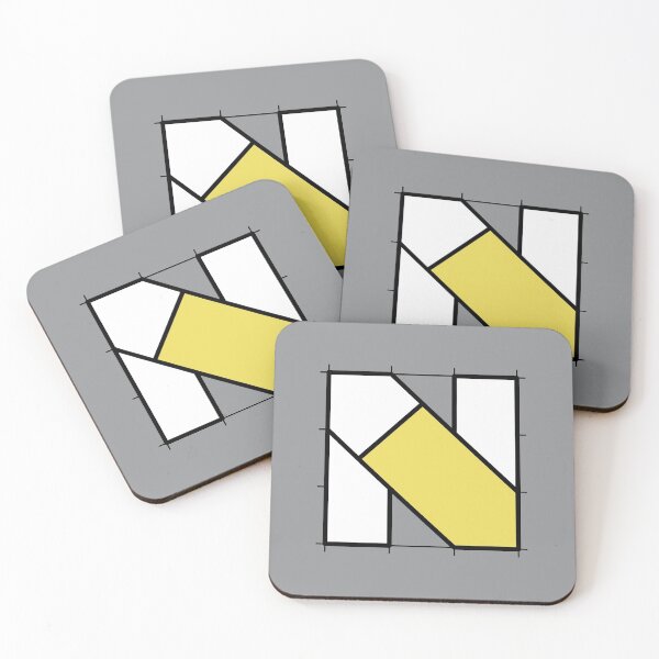 Item preview, N // Perfectionist Alphabet (Pantone Ultimate Gray + Illuminating) designed and sold by fumauk.